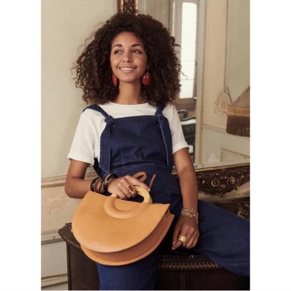 Sezane Rosalie Denim Jumpsuit - Picture 2 of 6